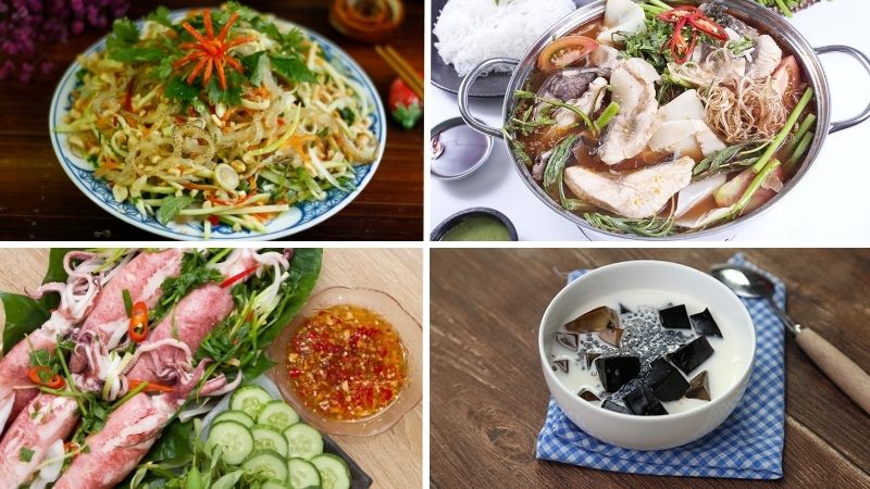Thực đơn đám cưới miền bắc