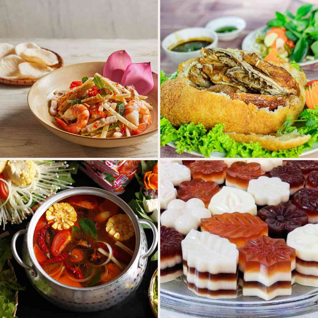Thực đơn đám cưới miền Nam 1