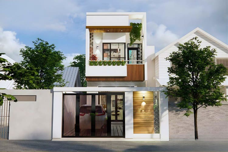 Mẫu nhà đẹp phong cách Bắc Âu hiện đại, ấm cúng
