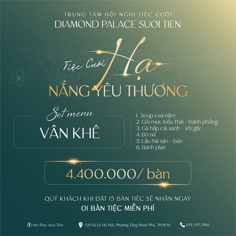 Set menu “Hạ Huyền” tinh tế, chỉ từ 4.400.000 VNĐ/bàn