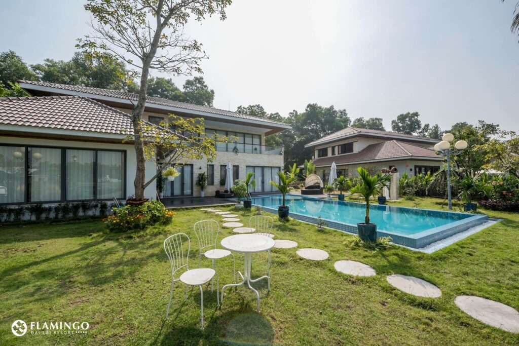 Nhà hàng, khu tiệc và tiện ích tại Flamingo Đại Lải Resort