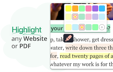 Giao diện tiện ích Chrome hỗ trợ ghi chú và highlight trên web