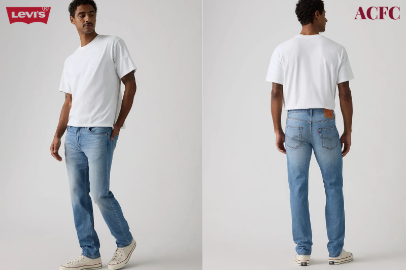Levi's Tapered Fit: Dáng jeans dành cho người thích gọn gàng nhưng không bó sát
