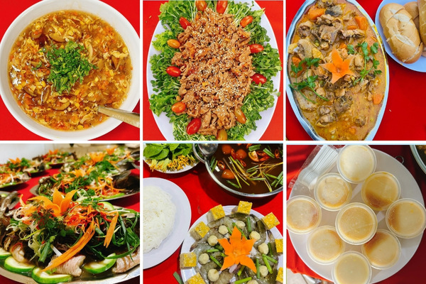 Thực đơn tiệc cưới sân vườn với các món BBQ và món finger food dễ ăn