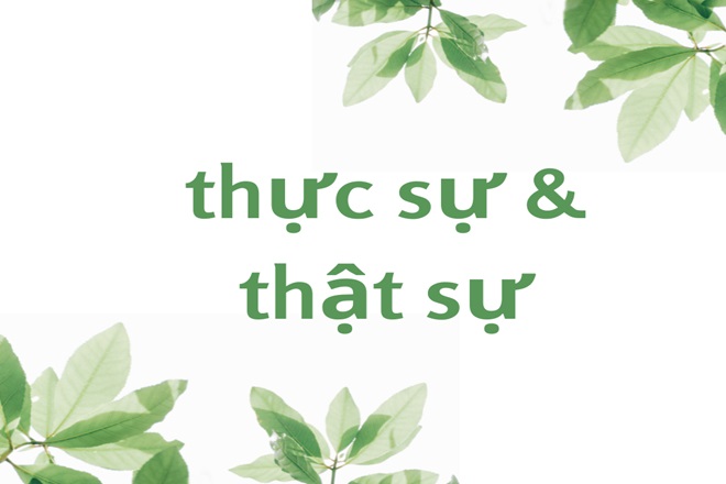 Thật sự hay thực sự trong giao tiếp cưới hỏi