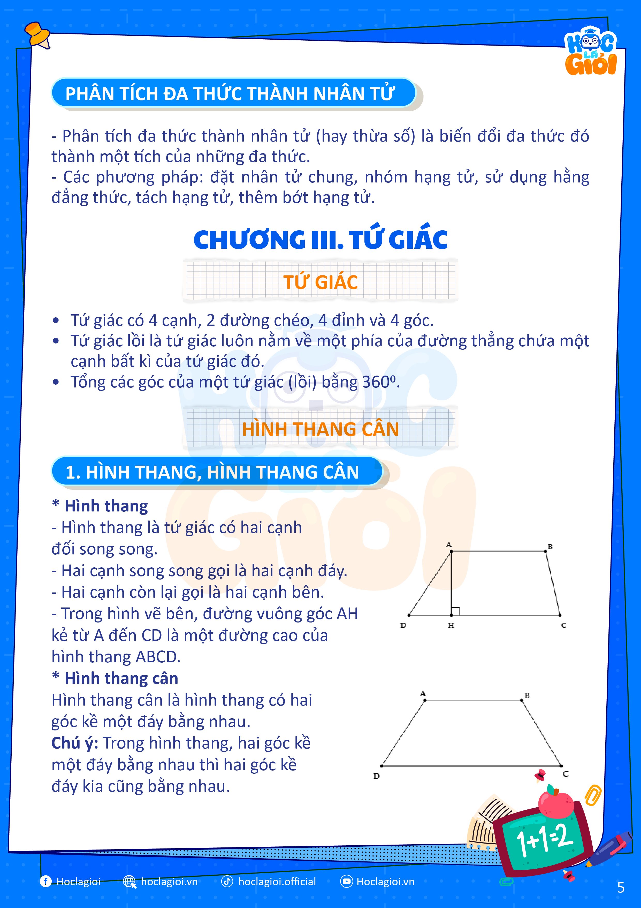 hình thang cân