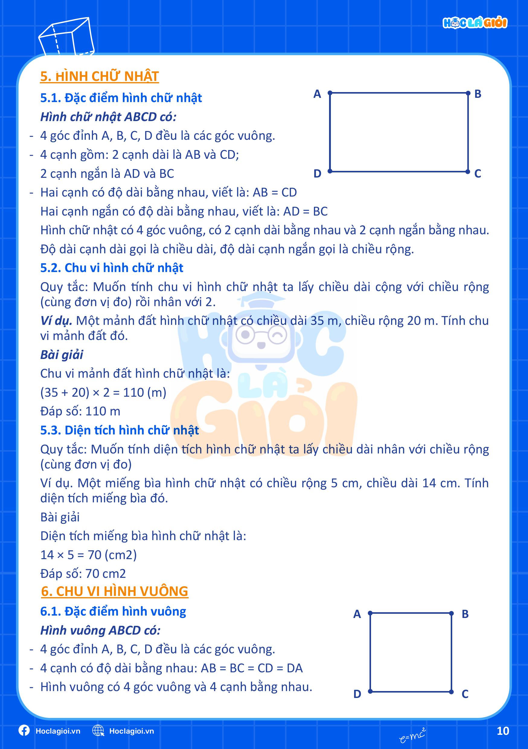 Toán 3 hình chữ nhật