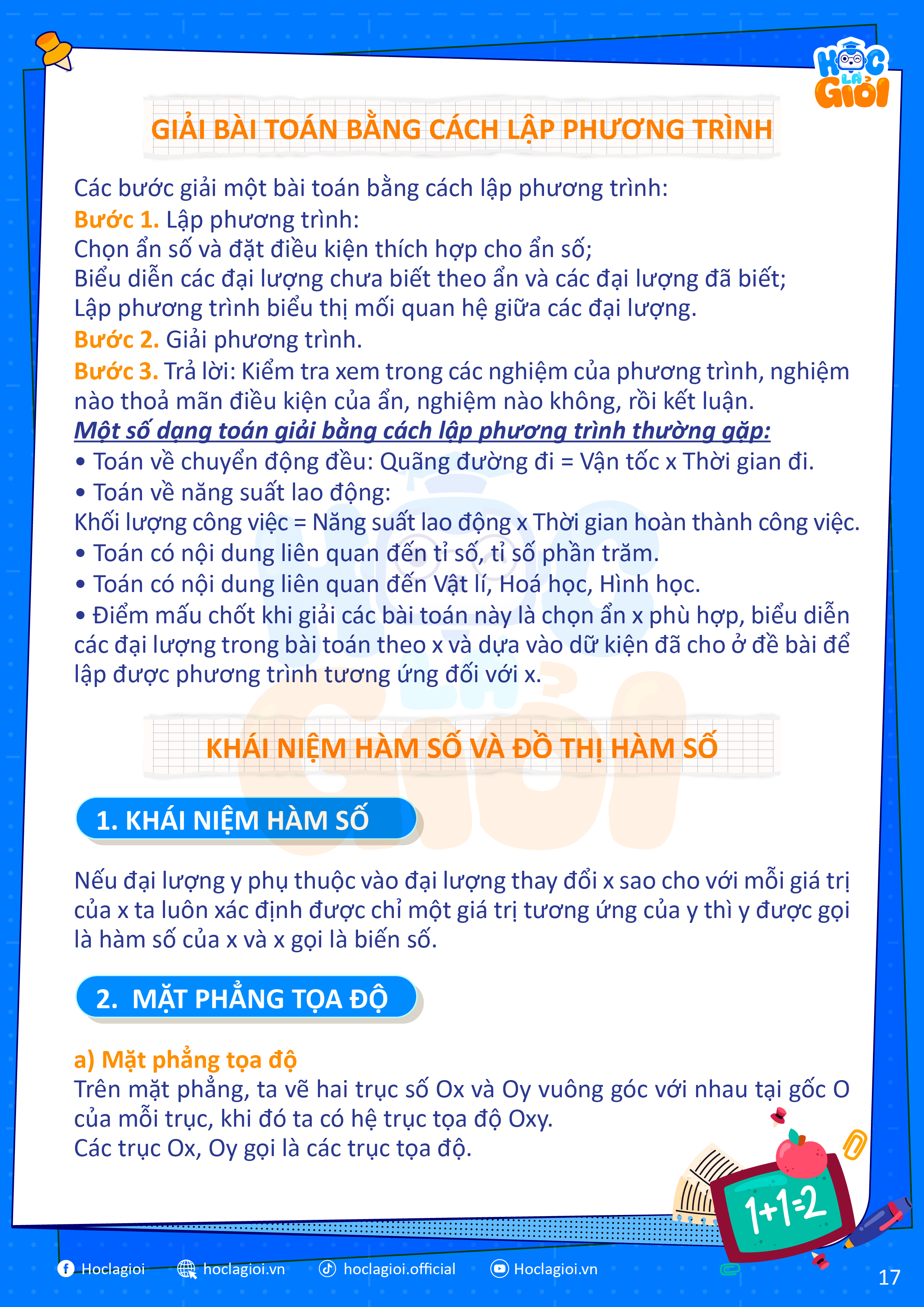 giải bài toán lập phương trình
