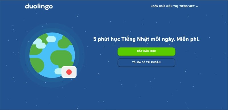Trang web cung cấp khóa học tiếng Nhật bám sát giáo trình chuẩn