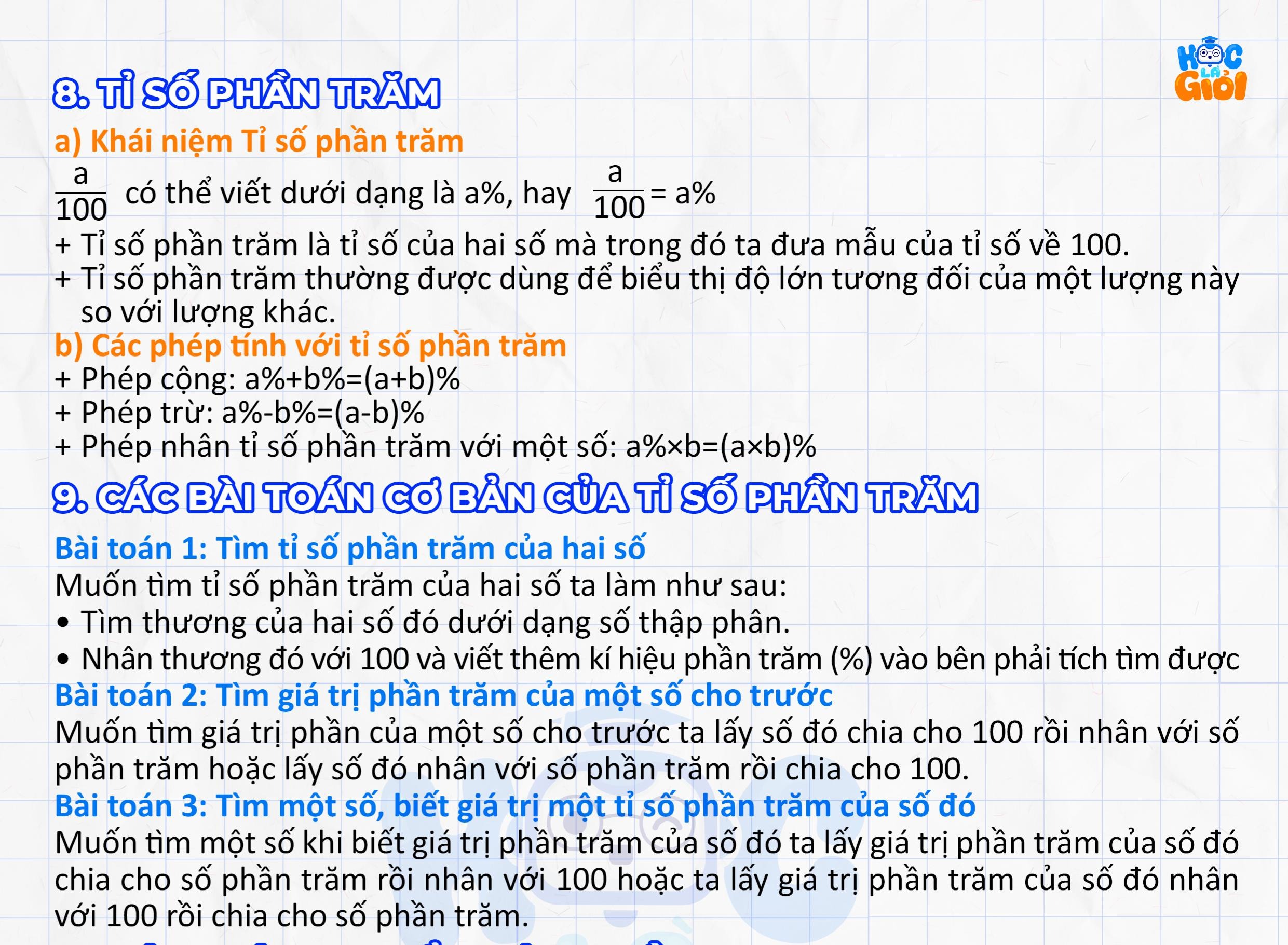 Tỉ số phần trăm