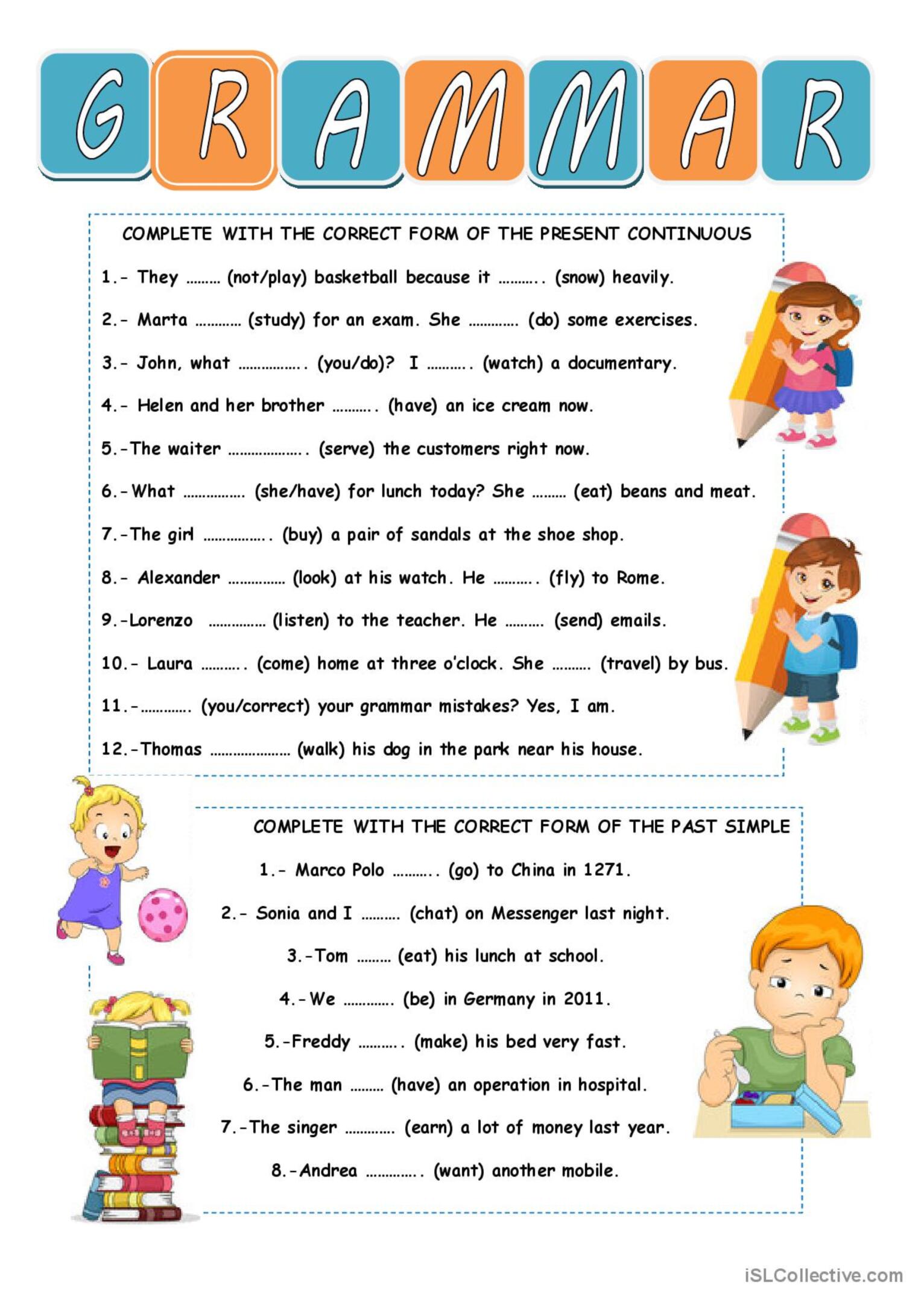 Bài tập ngữ pháp trong English Grammar in Use