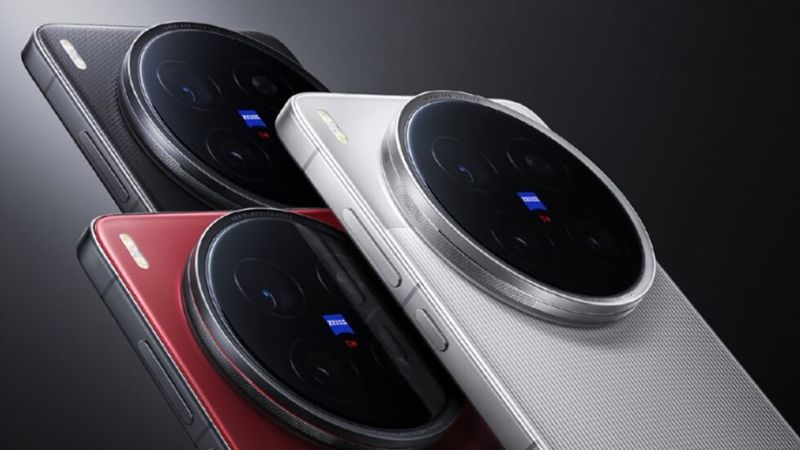 Cụm ba ống kính camera ZEISS trên Vivo X300 Ultra