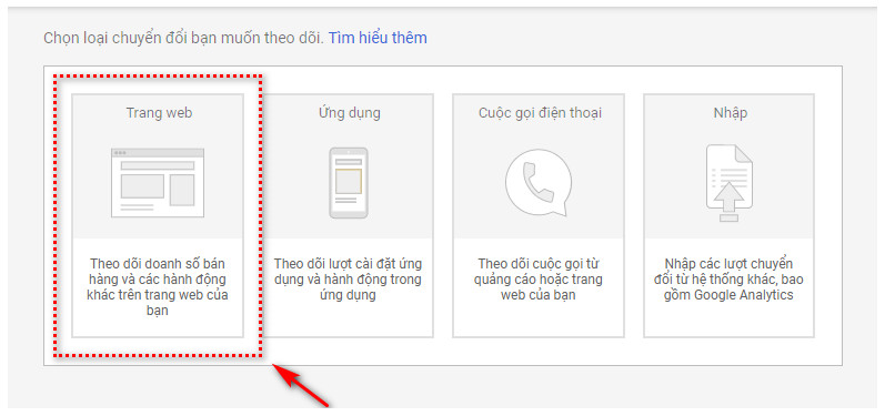 Dashboard theo dõi chuyển đổi Google Ads với các chỉ số chính: CPA, ROAS, giá trị chuyển đổi và đường dẫn chuyển đổi