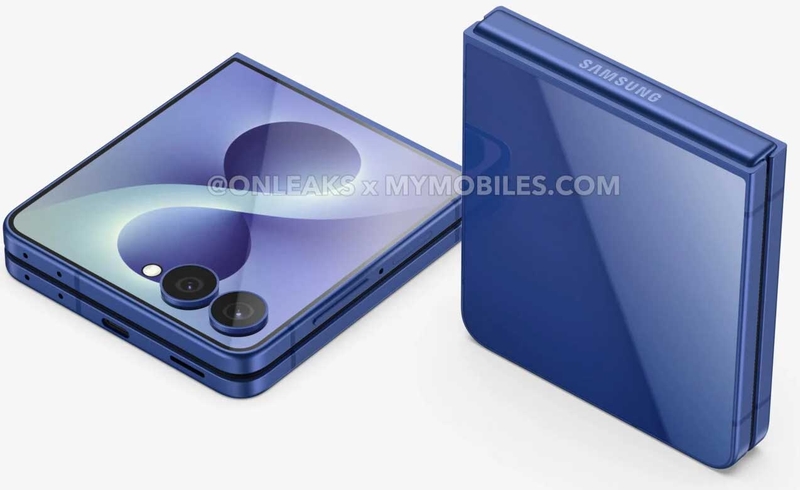 Kích thước Galaxy Z Flip8 khi gập và mở