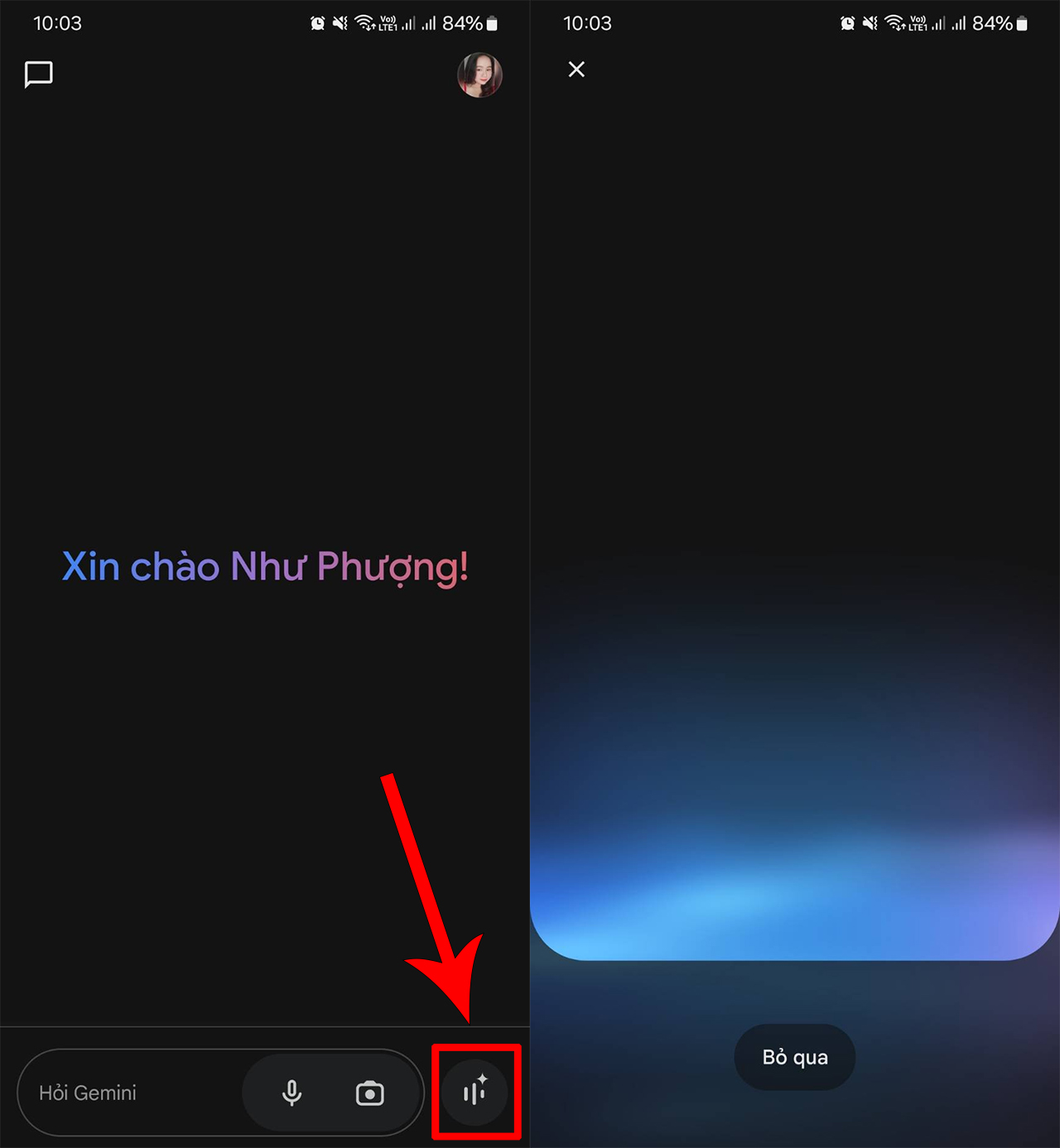 Trợ lý Gemini Live hỗ trợ công việc hàng ngày