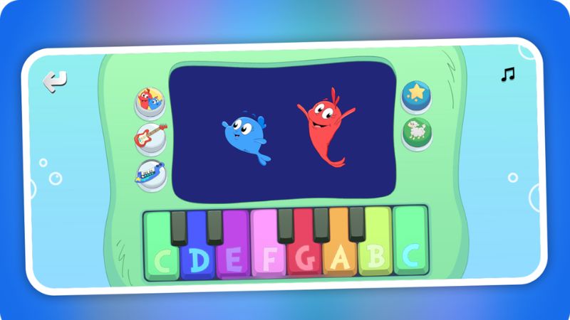 Các nhân vật từ Peppa Pig và Sesame Street trong trò chơi