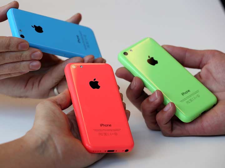 iPhone 5C màu xanh lá cây