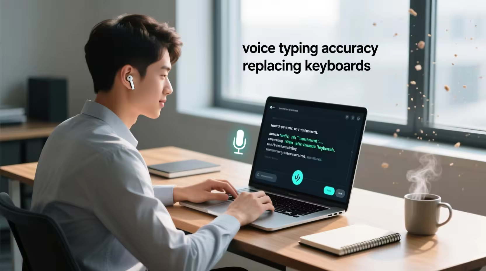 Biểu đồ so sánh độ chính xác giữa Google AI Edge Eloquent và các giải pháp voice-to-text khác
