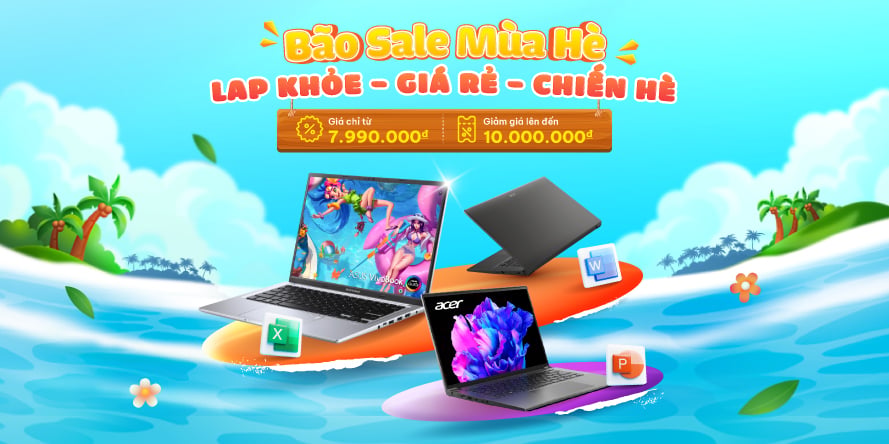 Laptop văn phòng hiện đại