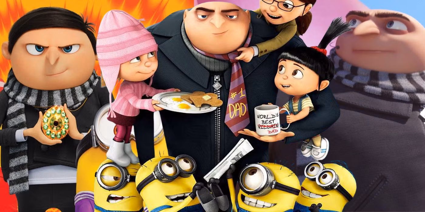 Mô tả hình ảnh các nhân vật Minion trong Despicable Me