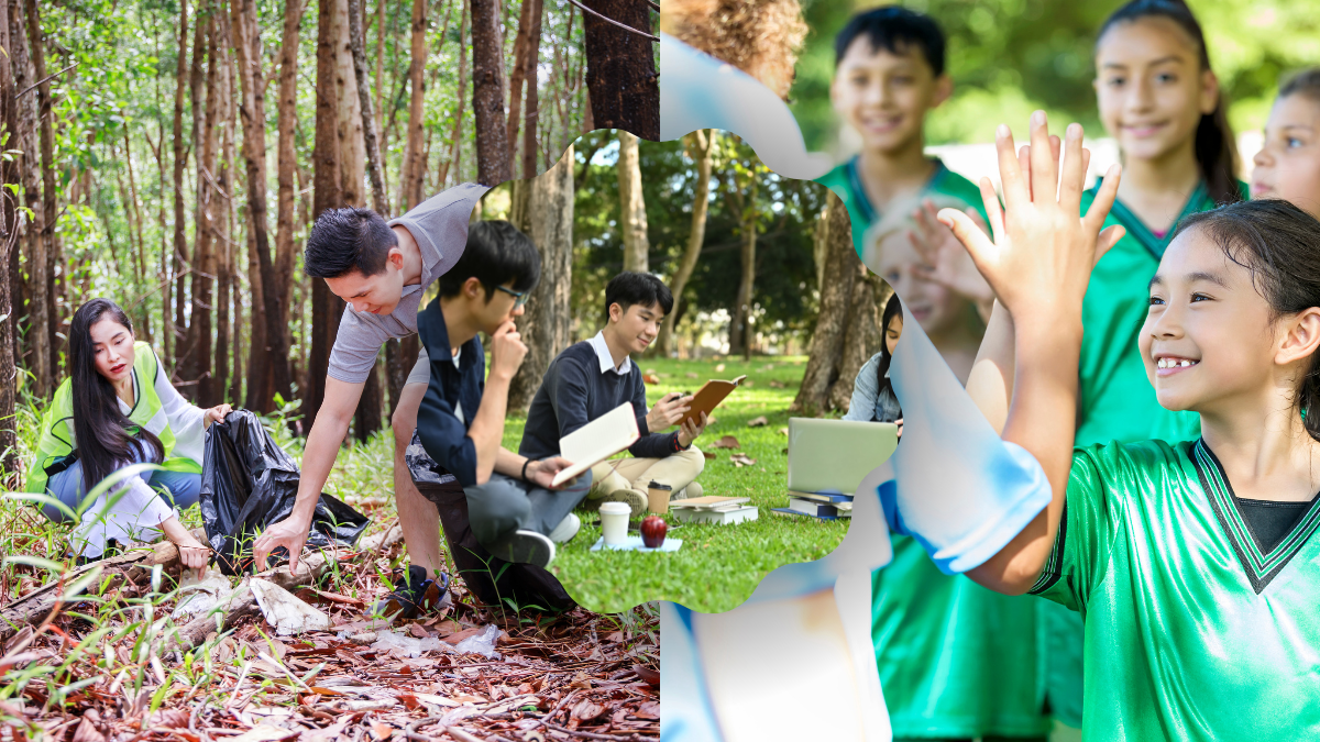 học sinh tham gia hoạt động học tập thực hành nhóm