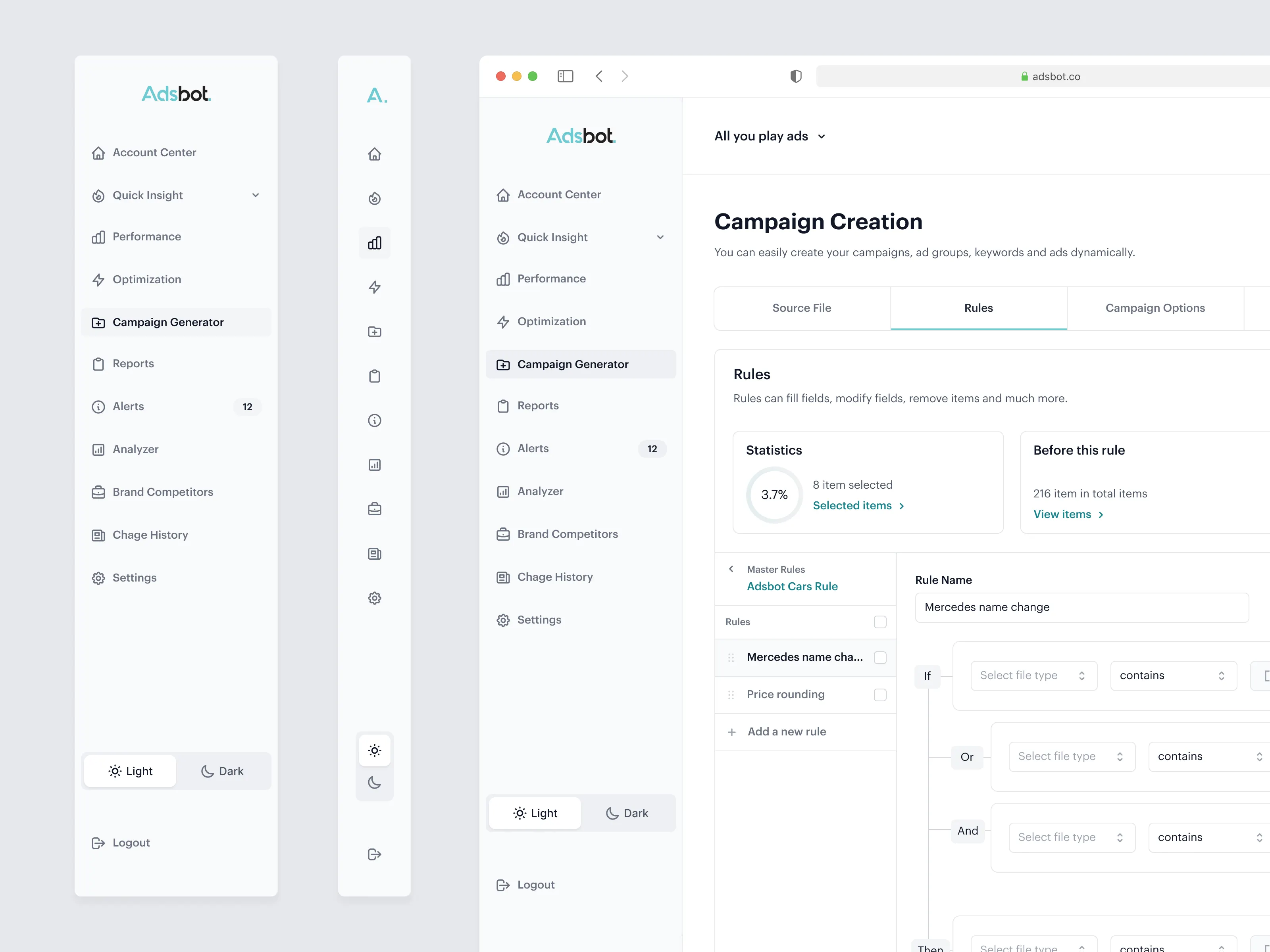 Dashboard tối ưu hóa quảng cáo với các metrics theo thời gian thực