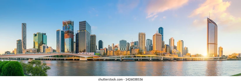 Toàn cảnh Brisbane bên sông