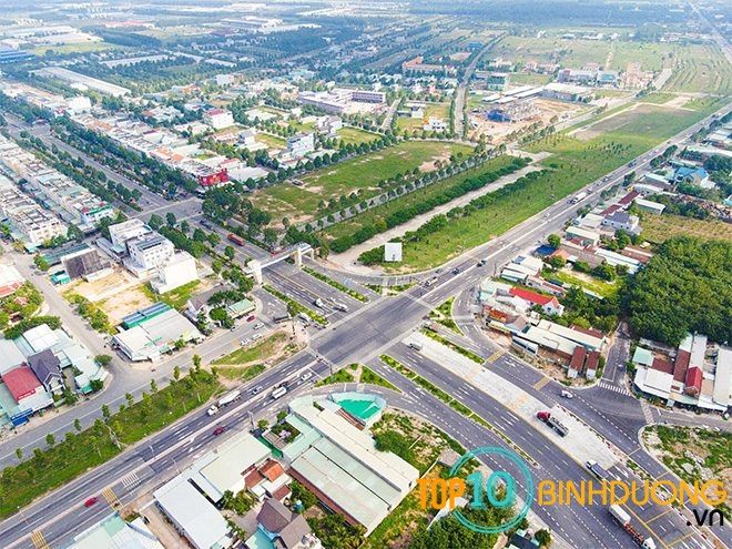 Toàn cảnh khu vực Bàu Bàng