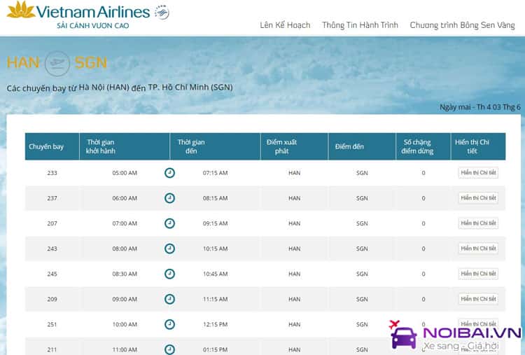 Kiểm tra thông tin vé