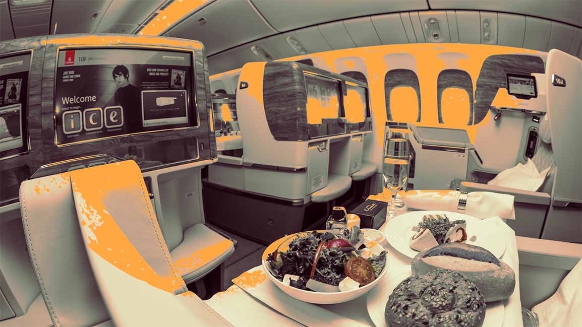 Trải nghiệm thoải mái trên chuyến bay