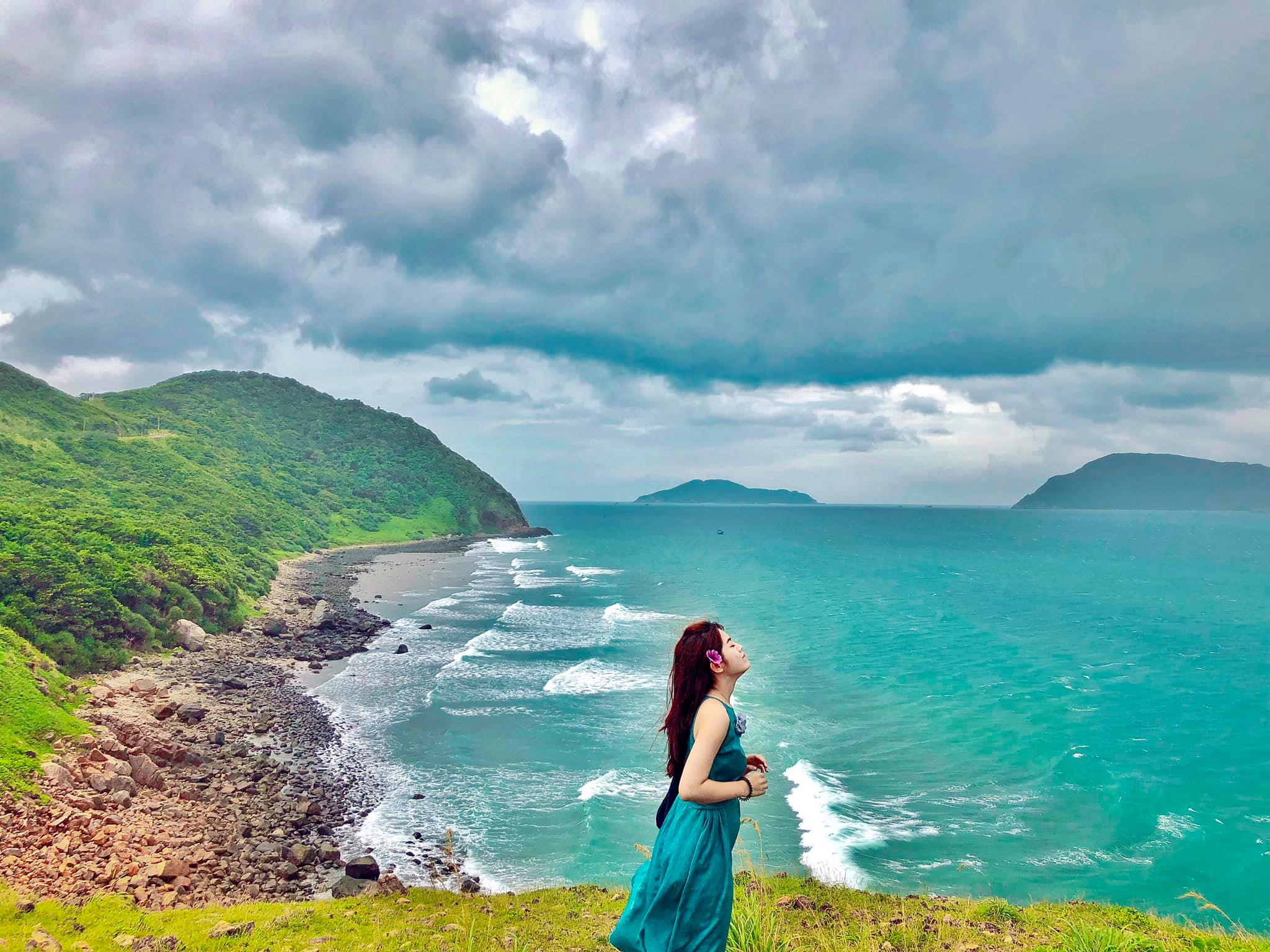 Bãi biển Côn Đảo nhìn từ trên cao