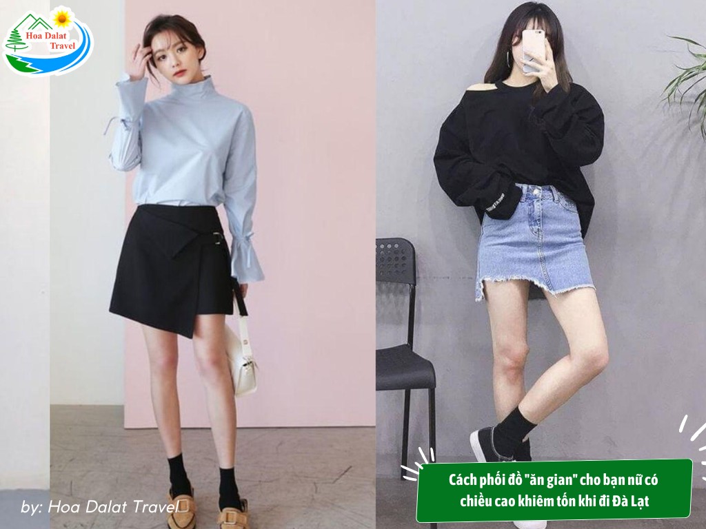 Cách phối đồ “ăn gian” cho bạn nữ có chiều cao khiêm tốn khi đi Đà Lạt