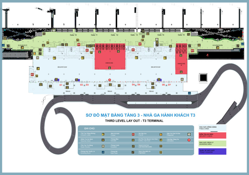 Khu sảnh hiện đại T3