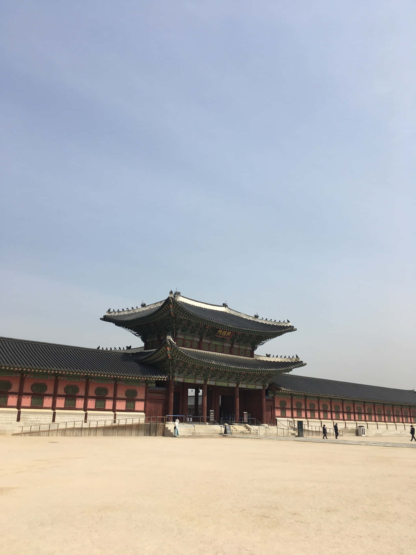 Cảnh cổng cung điện Gyeongbok