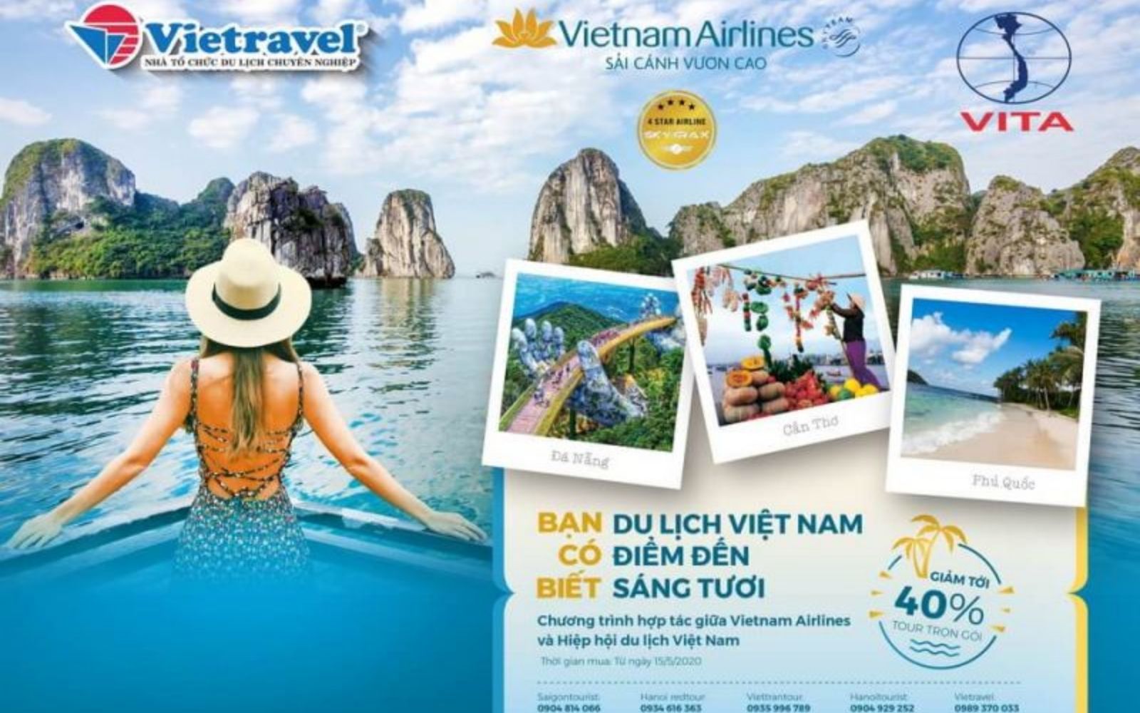 Khung cảnh du lịch hè rực rỡ