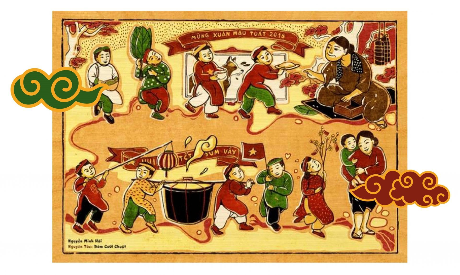 Nghệ nhân làng tranh Đông Hồ