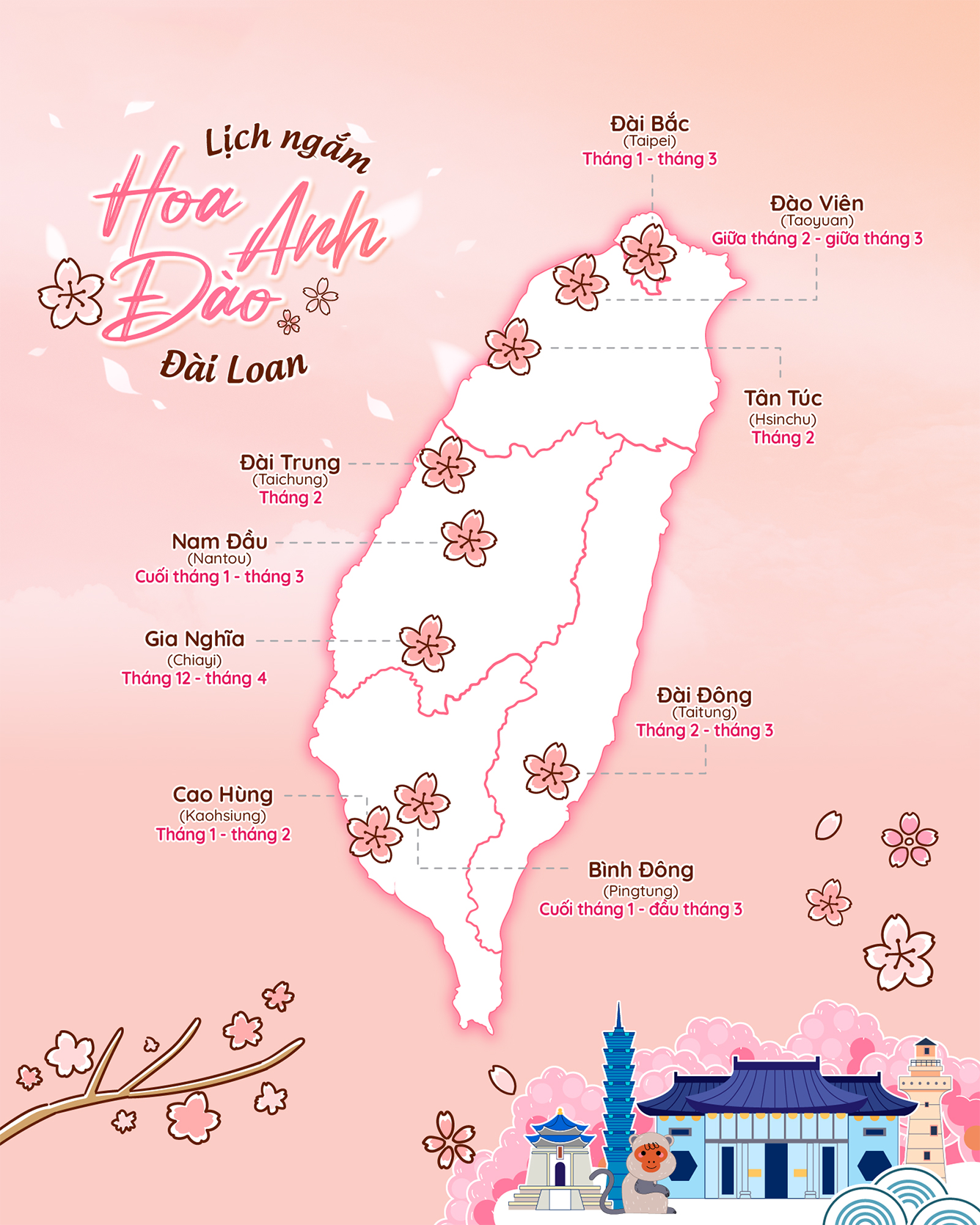 Hoa anh đào nở sớm