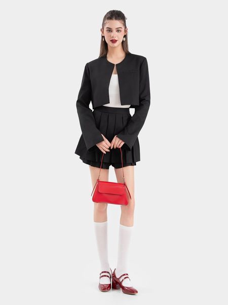 Croptop phối cùng chân váy tennis