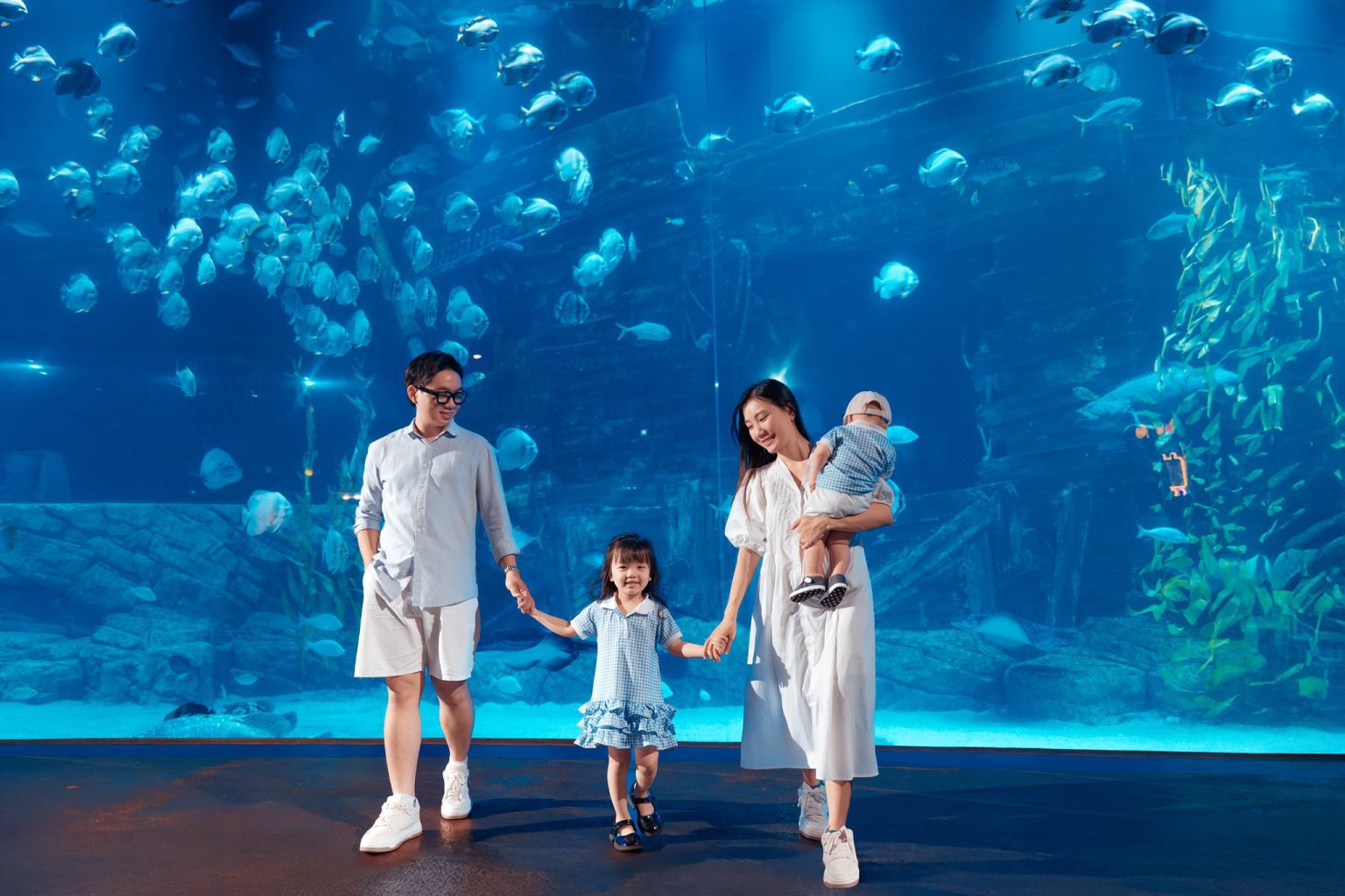 Thủy cung Lotte World với 67 bể trưng bày và hơn 31.000 sinh vật