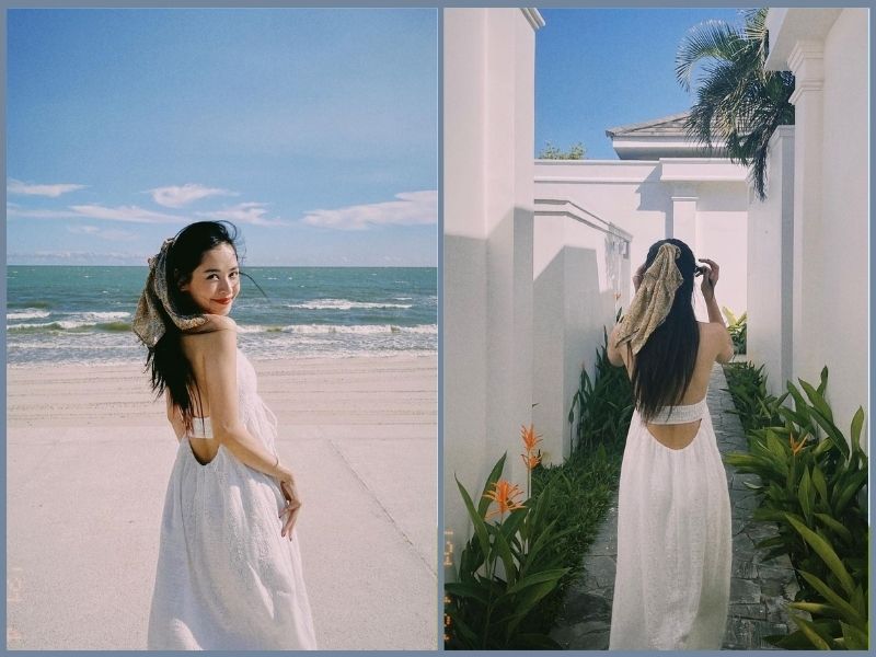 Đầm đơn giản thoải mái cho chuyến đi biển mùa hè