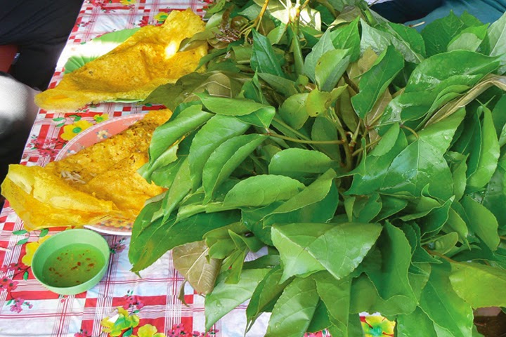 Bánh xèo rau rừng An Giang