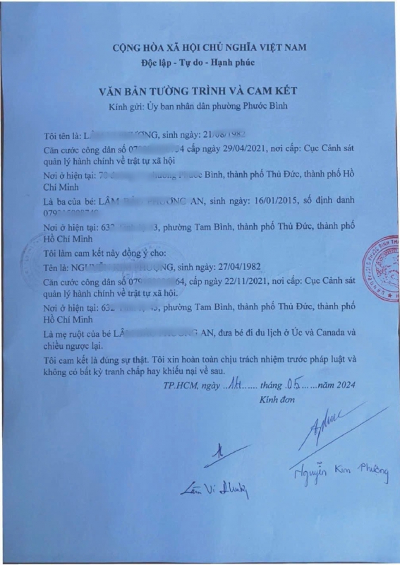 Giấy tờ cá nhân cho chuyến du lịch