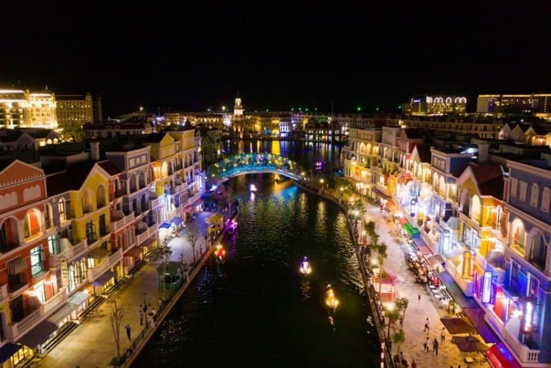 Không khí buổi sáng ở Grand World Phú Quốc