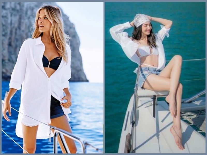 Sơ mi oversize và quần short