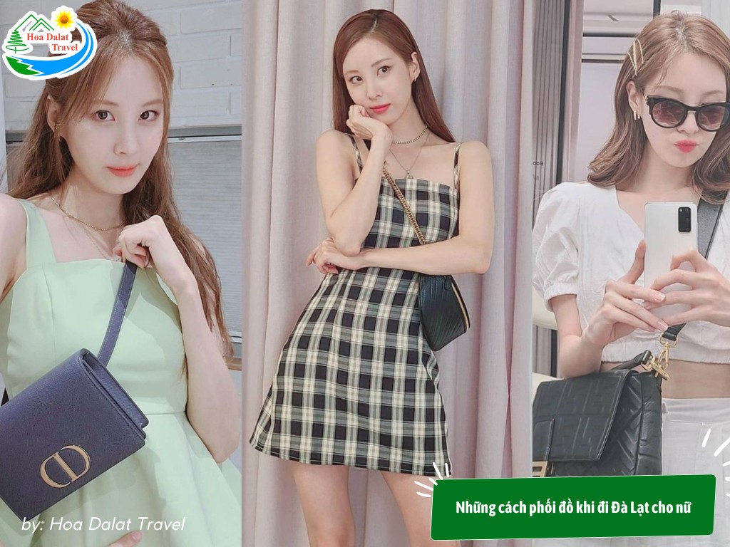 Những cách phối đồ khi đi Đà Lạt cho nữ
