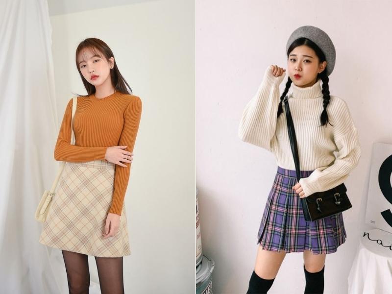 Áo len phối đồ vào mùa đông
