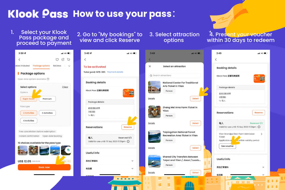 Đặt tour du lịch Klook
