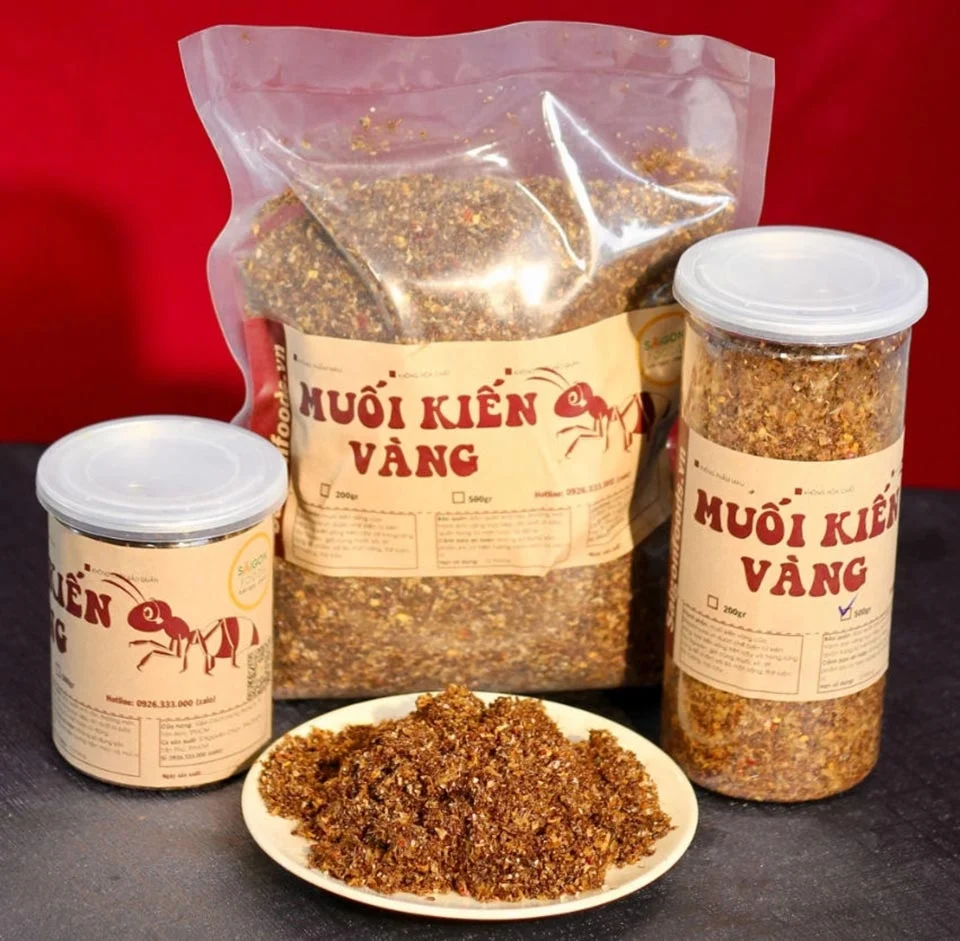 Muối kiến vàng Phú Yên