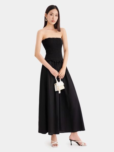 Đầm maxi quây đi biển