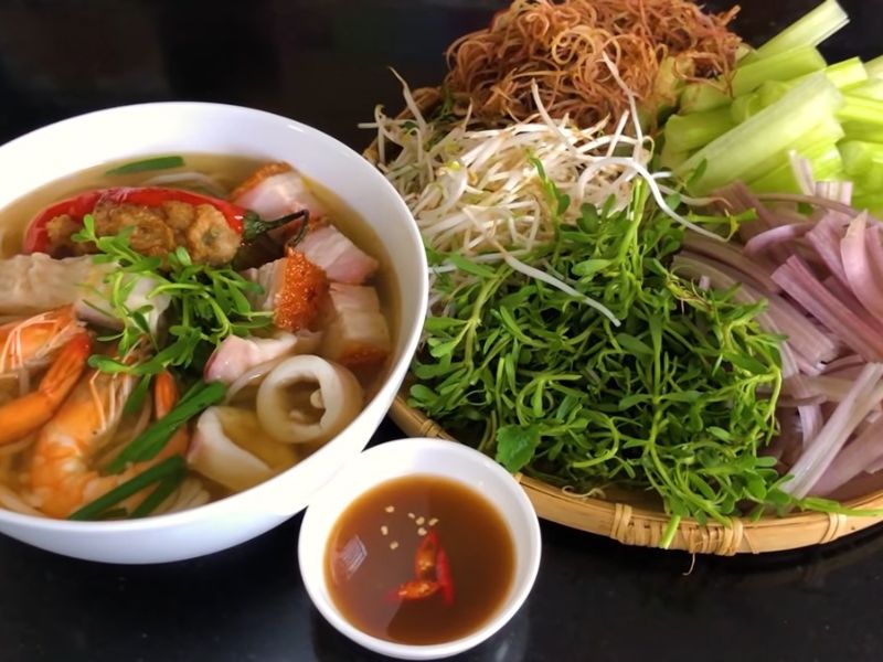 Bún mắm miền Tây đậm vị